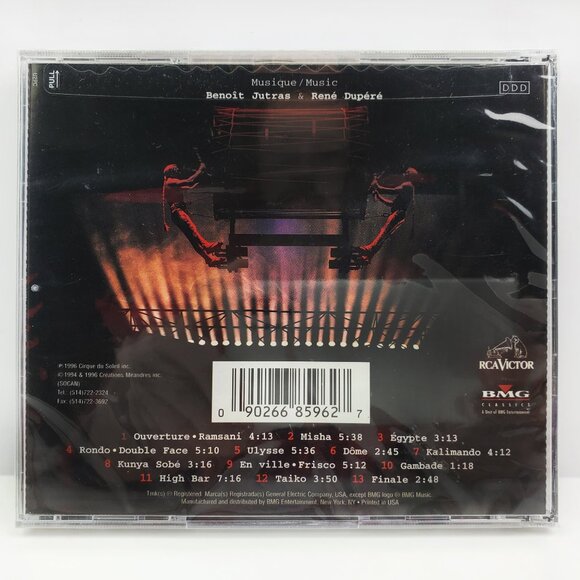 Cirque Du Soleil Mystere Live Las Vegas CD World Music Electronica 1996 Sealed - Picture 3 of 9